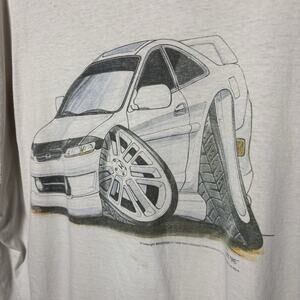 Rare Vintage 1999 Honda Power Speedgear Accord Shirt Racing XL White Speed Car